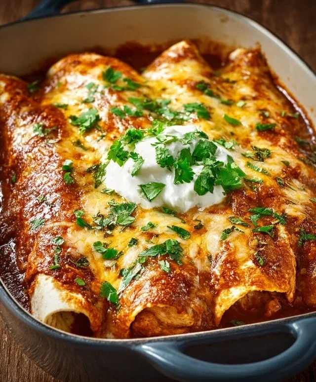 Delicious Chicken Enchiladas