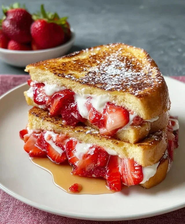 Strawberry Cheesecake French Toast