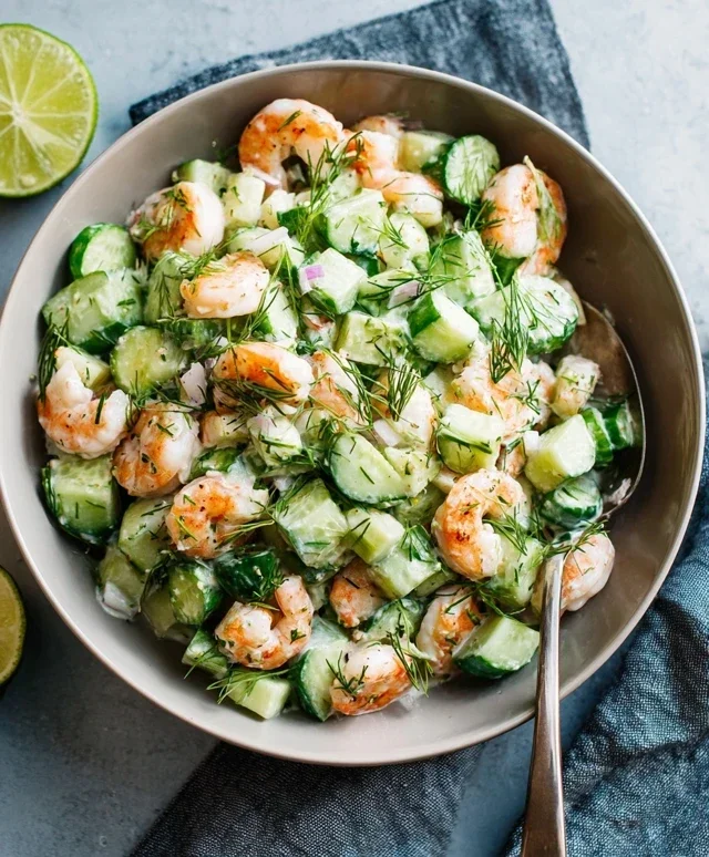 Cucumber Shrimp Salad