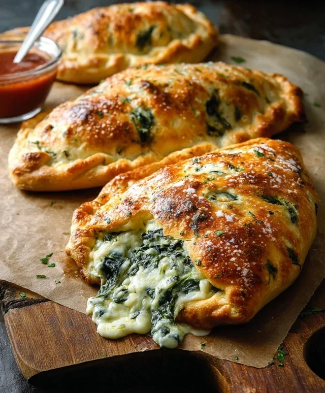 Ricotta Spinach Calzones