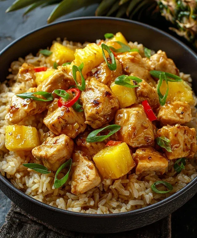 Pineapple Chicken and Rice