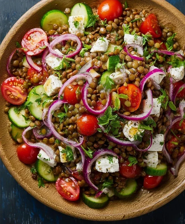 Mediterranean Lentil Salad