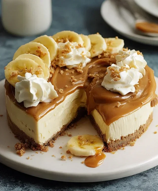 No-Bake Banoffee Cheesecake