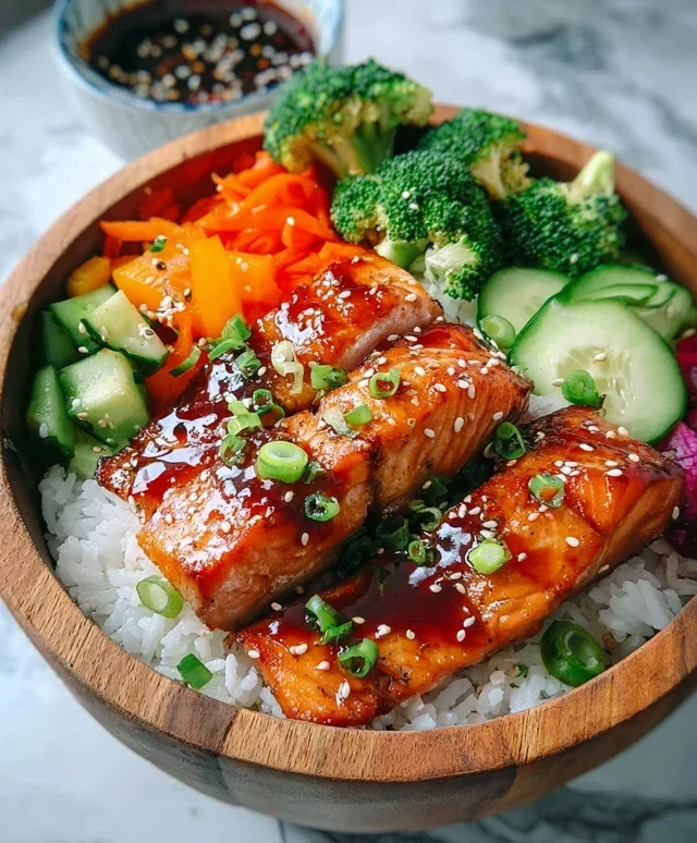 Meal Prep Teriyaki Salmon Rice Bowls