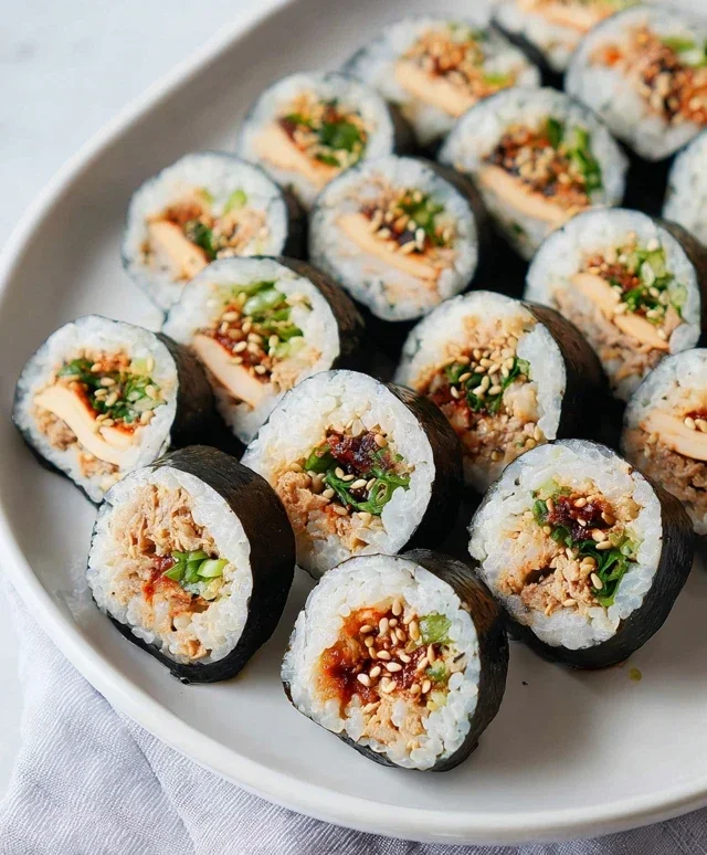 Easy 15-min. Spicy Tuna Kimbap