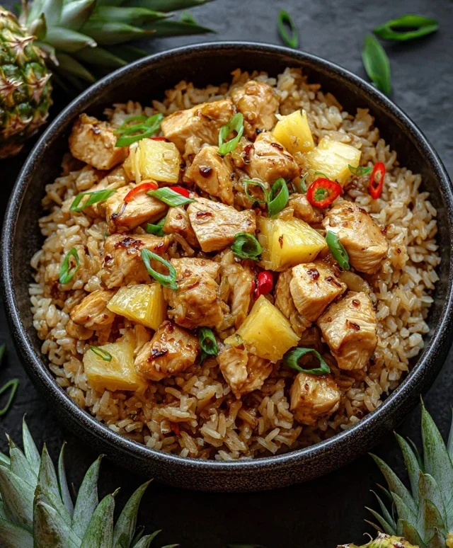 Pineapple Chicken and Rice