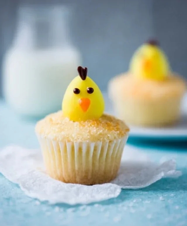 Easter Chick Cupcakes