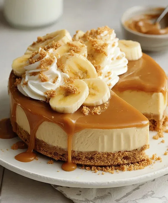 No-Bake Banoffee Cheesecake