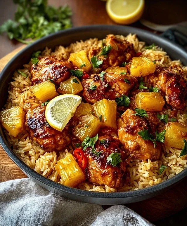 Pineapple Chicken and Rice