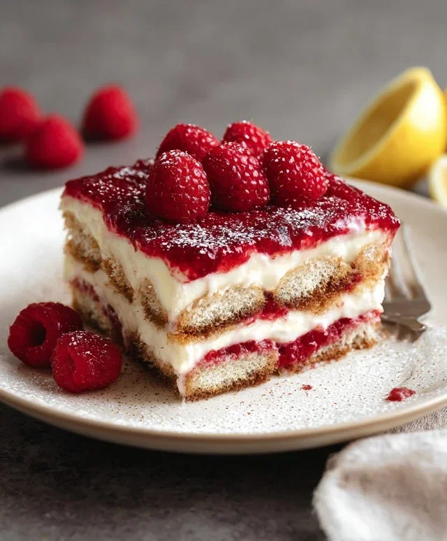 Raspberry Tiramisu