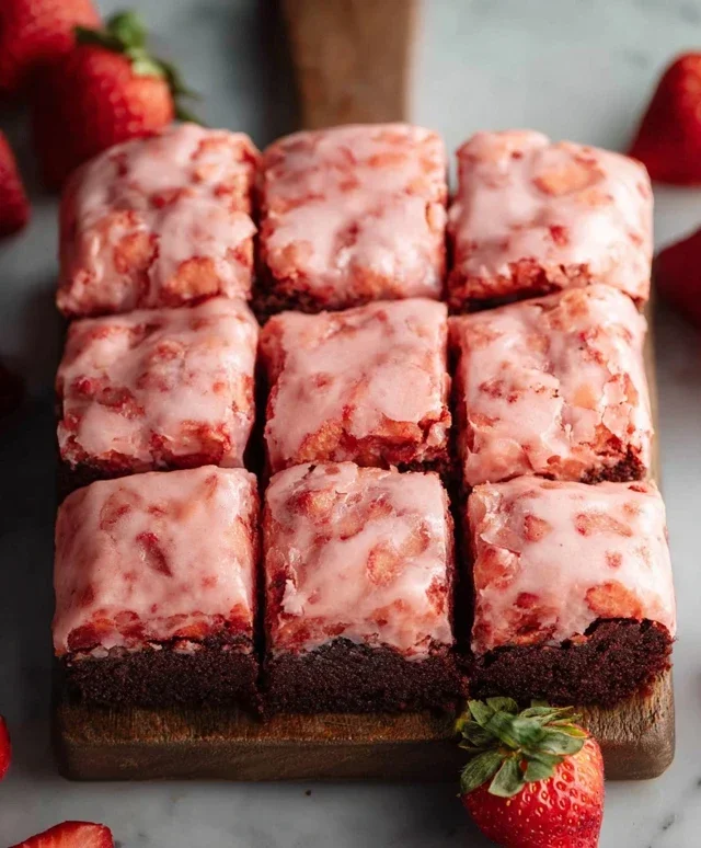 Strawberry Brownies