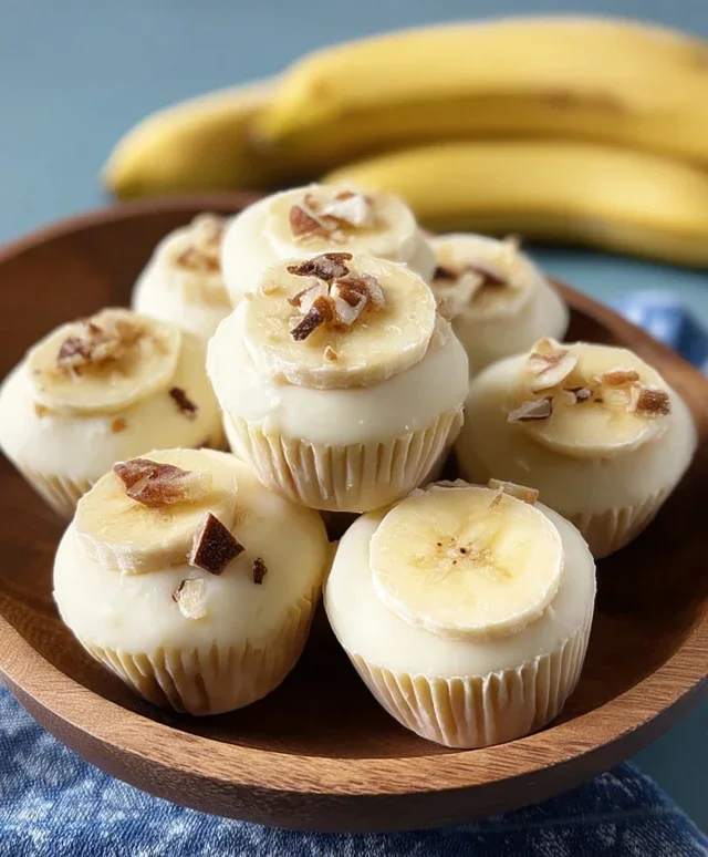 Frozen Banana Yogurt Bites