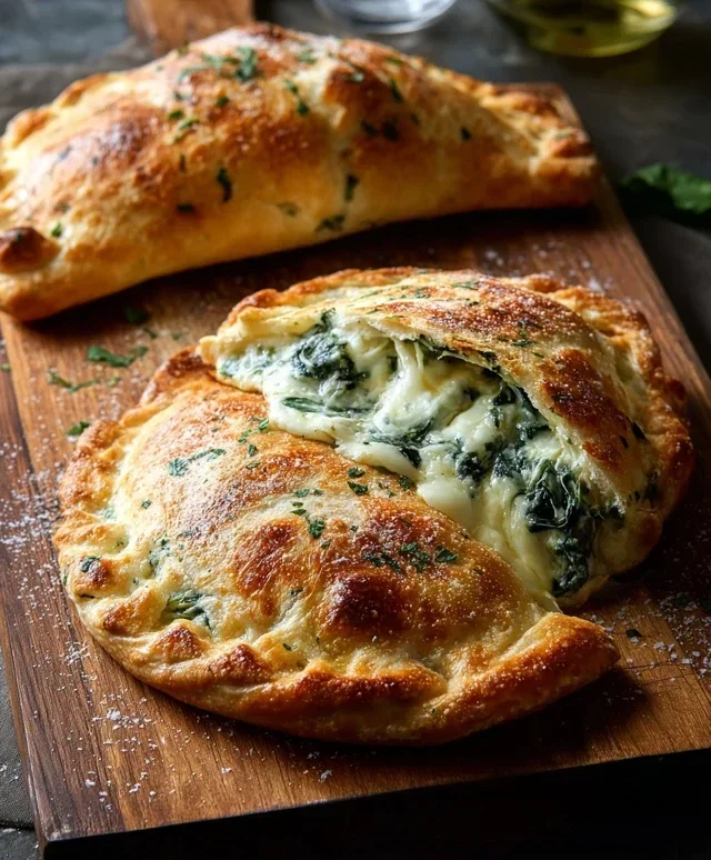 Ricotta Spinach Calzones