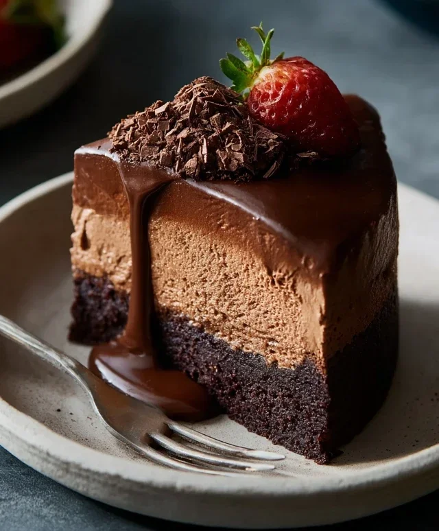 Vegan Chocolate Mousse Cake