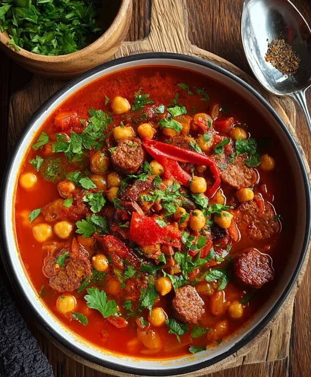 Beef Beef Chorizo Chickpea Stew