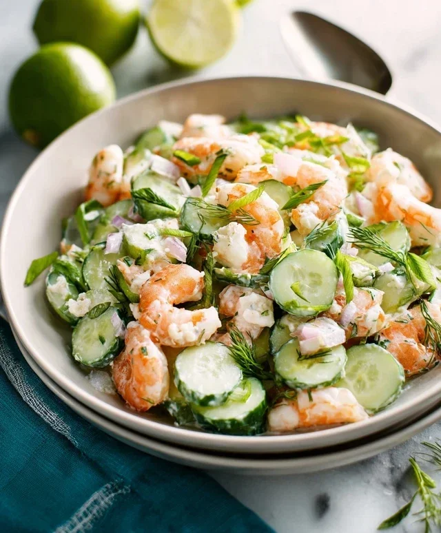 Cucumber Shrimp Salad