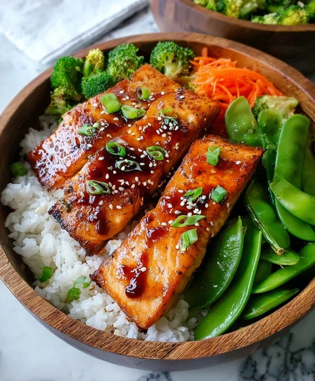 Meal Prep Teriyaki Salmon Rice Bowls