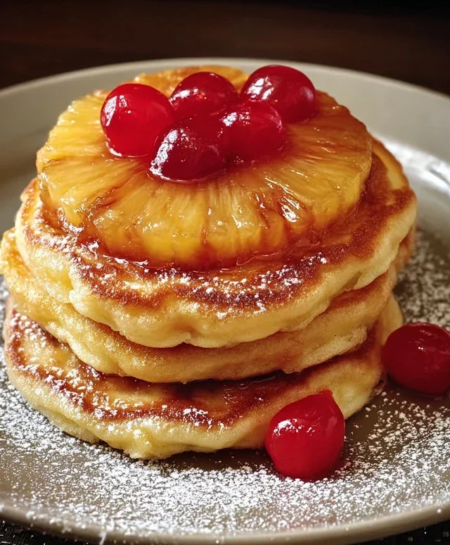 Pineapple Upside-Down Pancakes