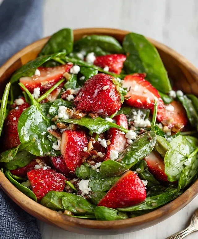 Spinach Strawberry Salad