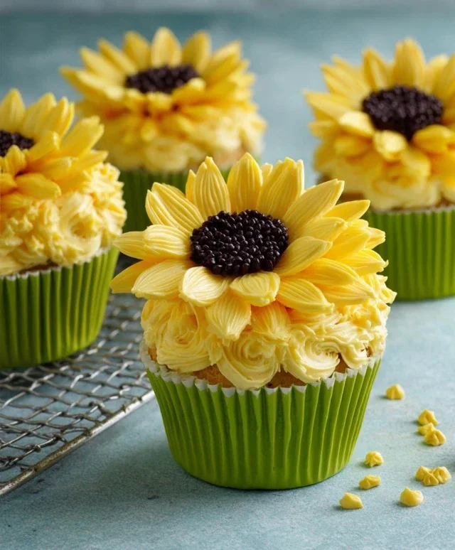 Sunflower Cupcakes.Html