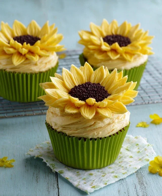 Sunflower Cupcakes.Html