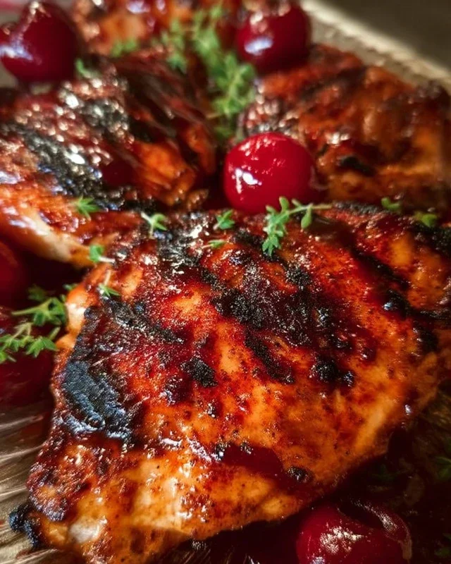 Cherry Dr. Pepper Grilled Chicken