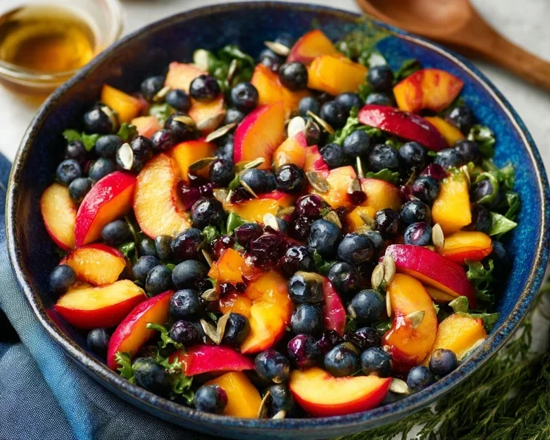 Summer Peach Fruit Salad