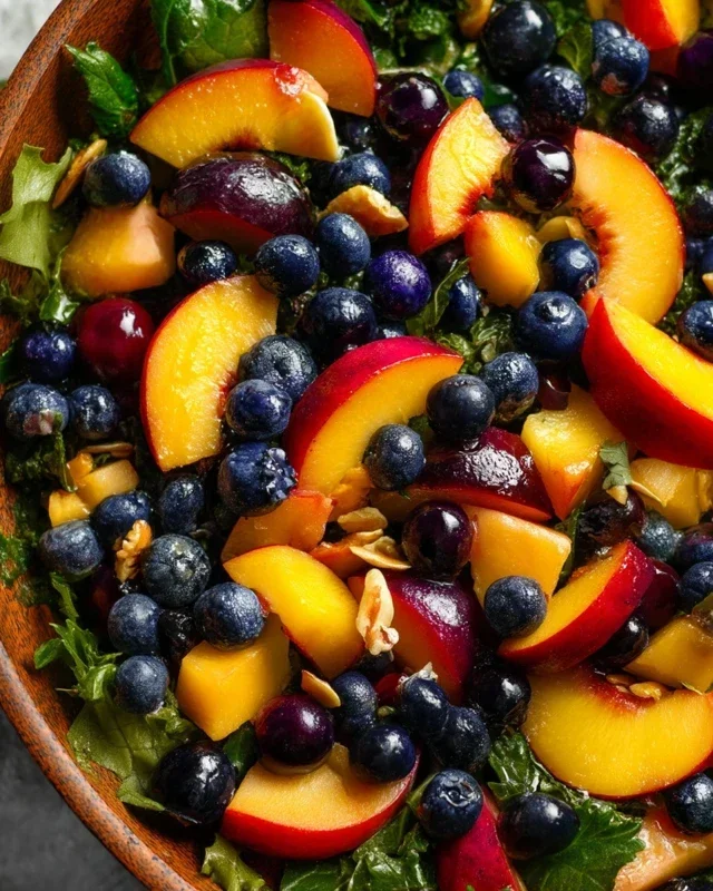 Summer Peach Fruit Salad