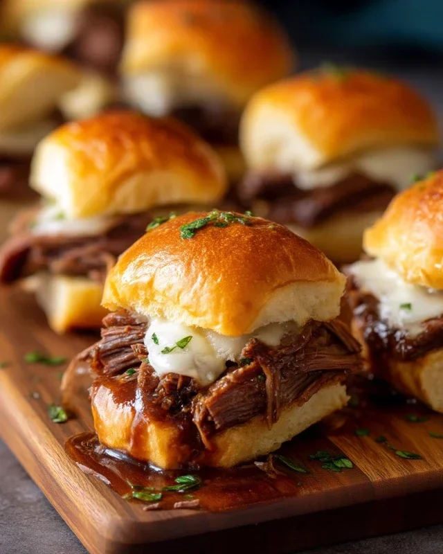 Easy French Dip Sliders Recipe