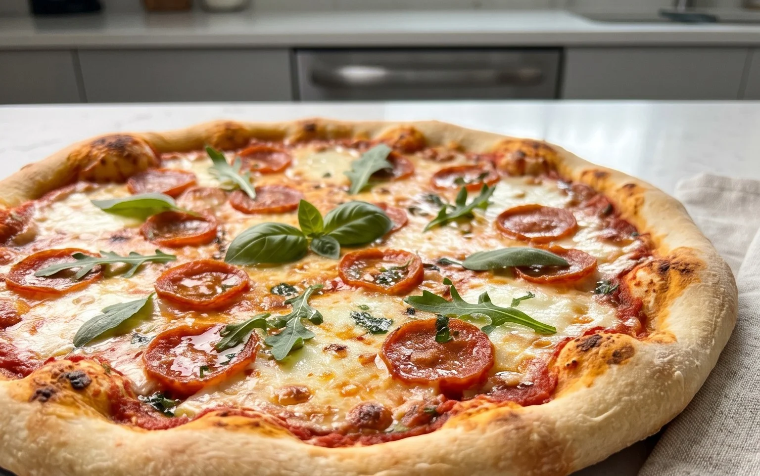 An excellent No Yeast Pizza Dough - quick easy homemade pizza!