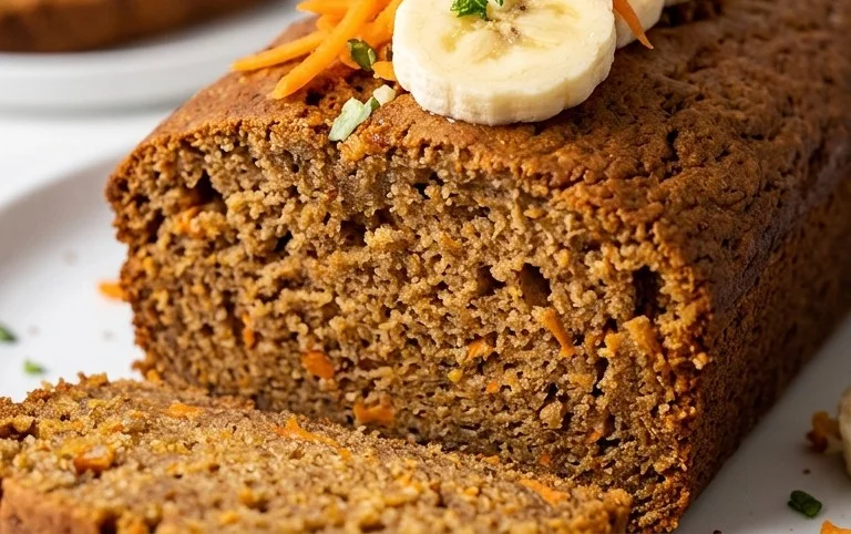 Dairy Free Carrot Cake Banana Bread