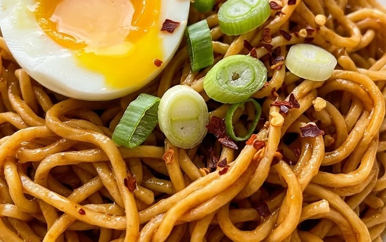 Easy Saucy Ramen Noodles