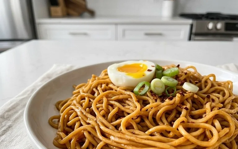 Easy Saucy Ramen Noodles
