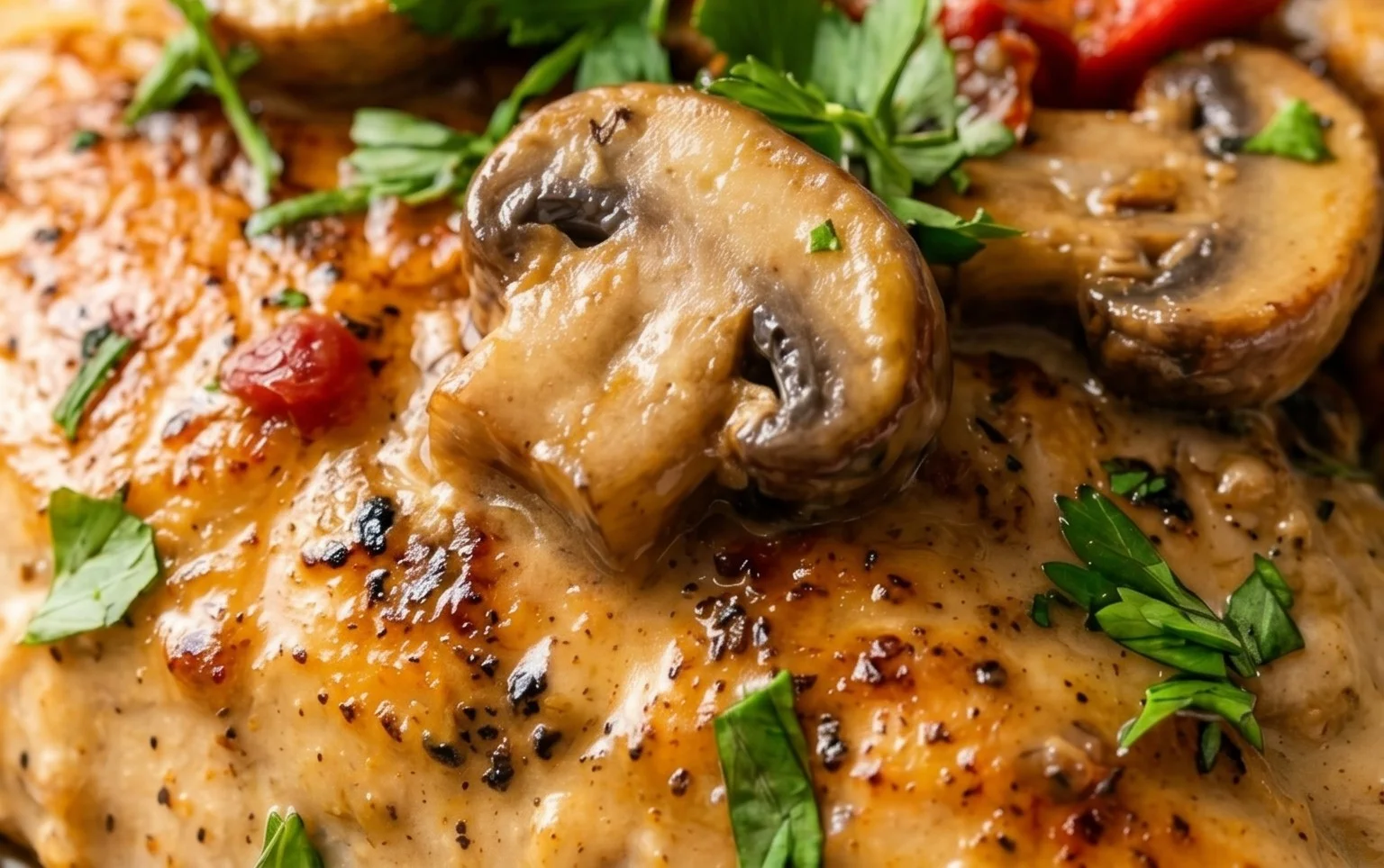 Creamy Mushroom Chicken Recipe