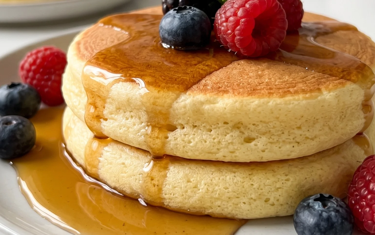 Fluffy Japanese Soufflé Pancakes