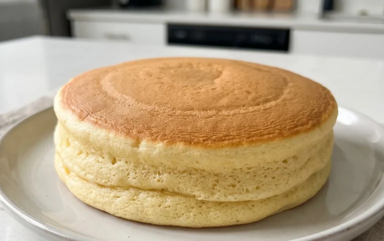 Fluffy Japanese Soufflé Pancakes