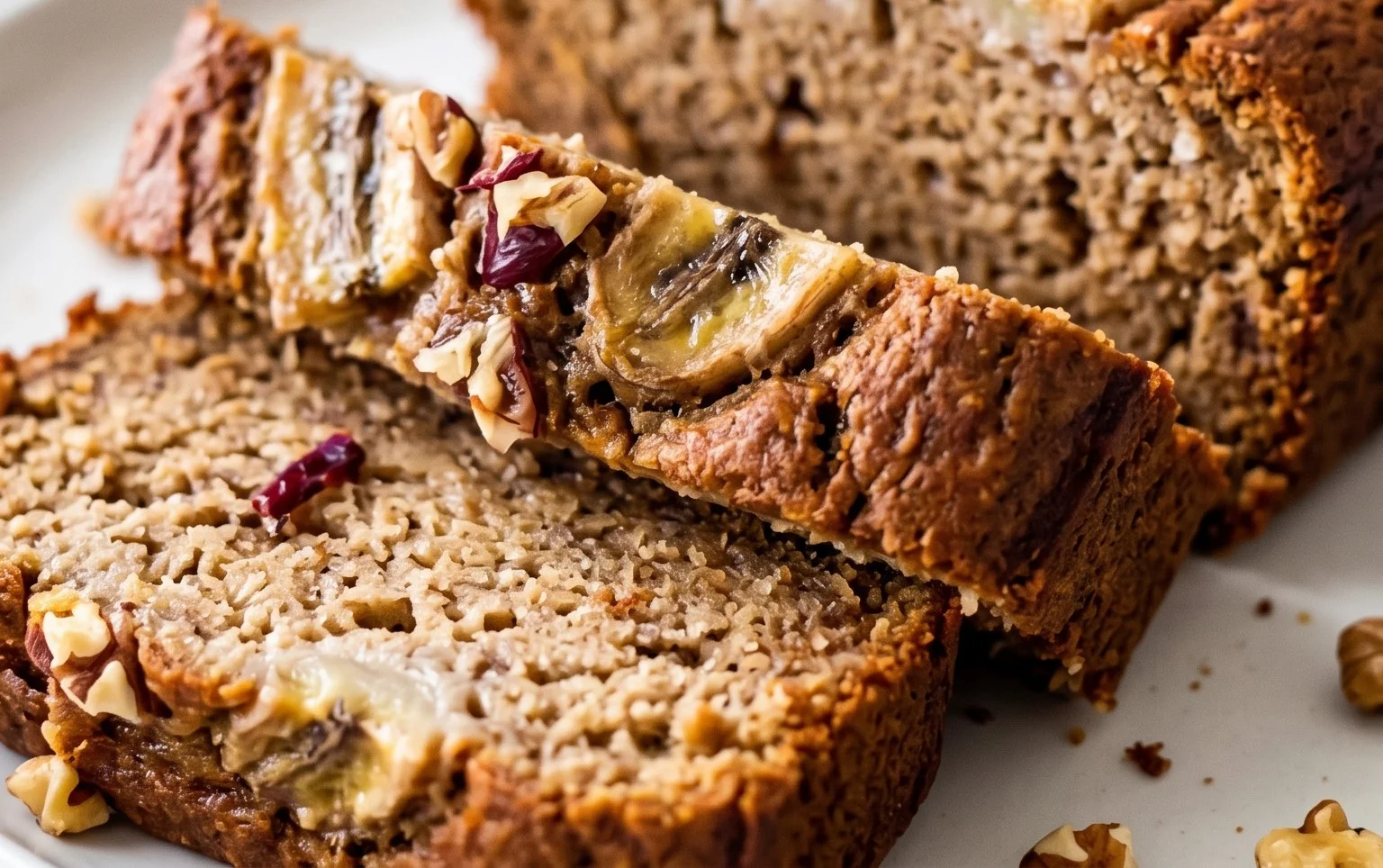 Healthy 5-Ingredient Flourless Banana Bread