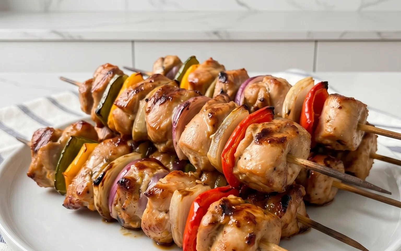 Air Fryer Chicken Skewers (VIDEO)