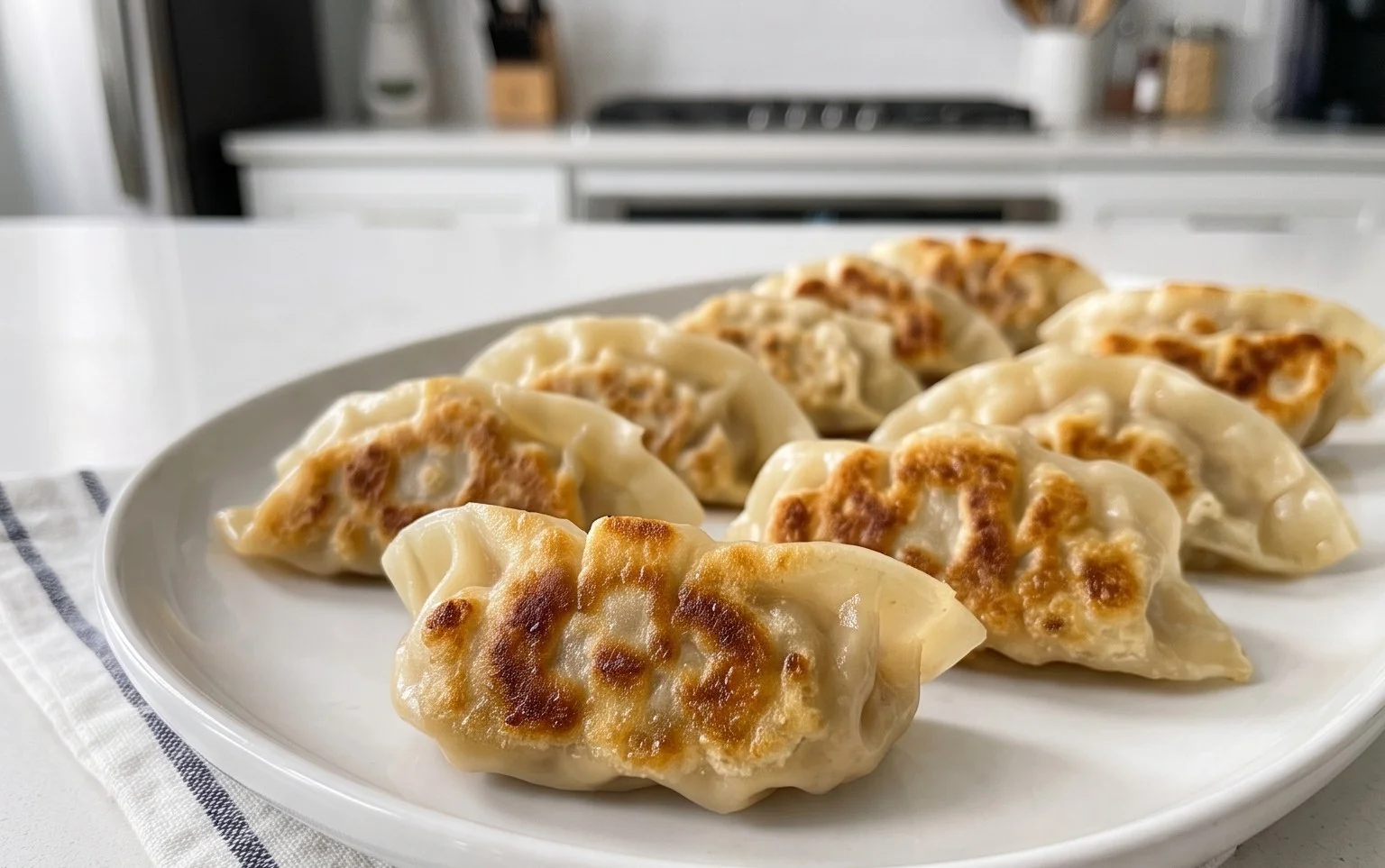 Chicken Potstickers (Pan Fried Dumplings)