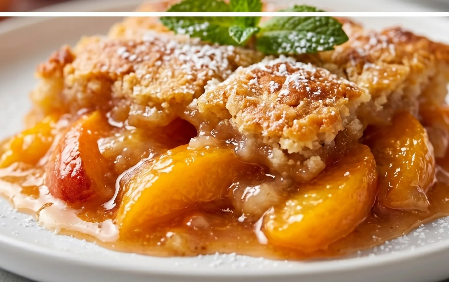 Fresh Peach Cobbler