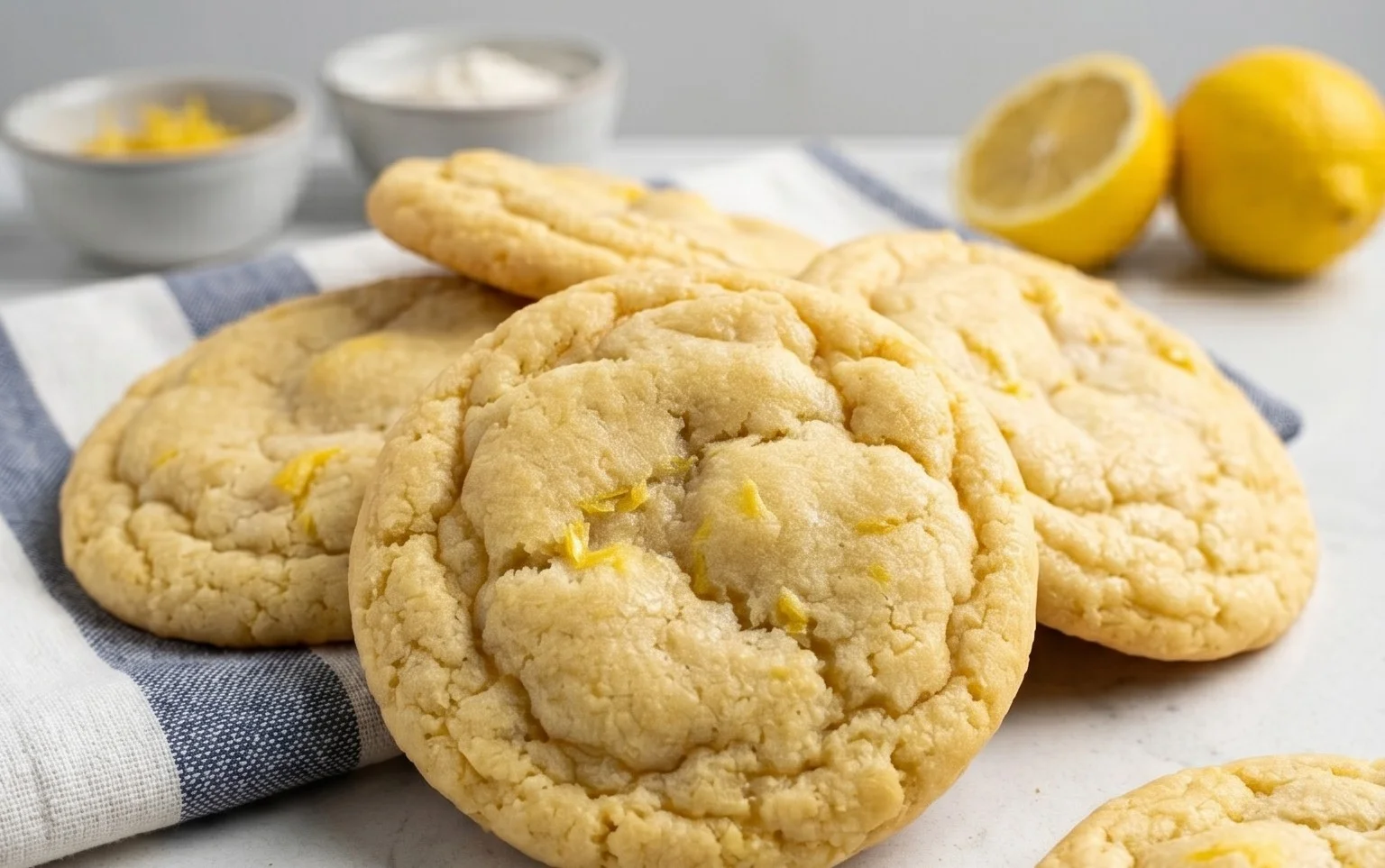 Soft & Chewy Lemon Cookies