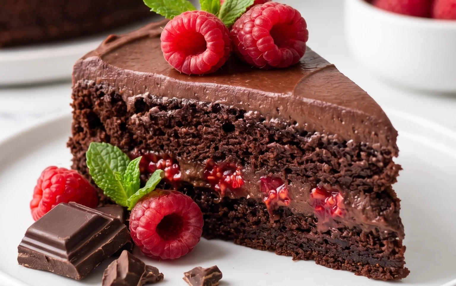 Chocolate Raspberry Cake