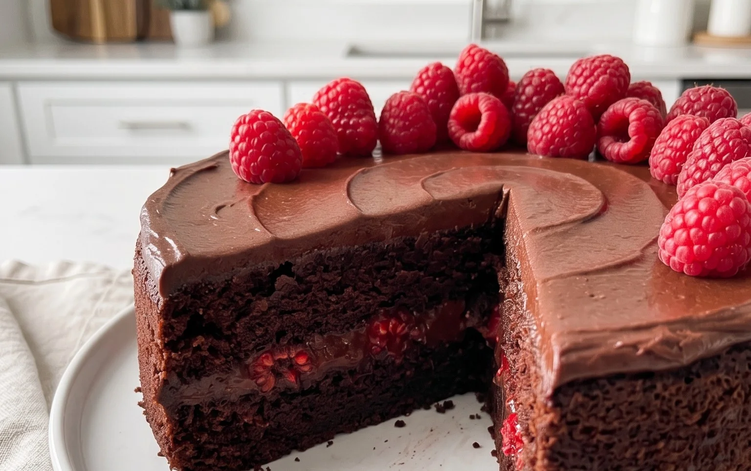 Chocolate Raspberry Cake