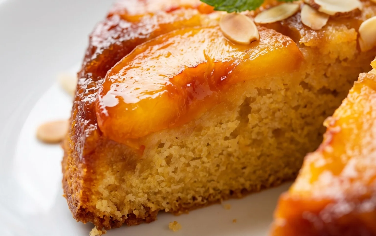 Peach Upside-Down Cake Recipe