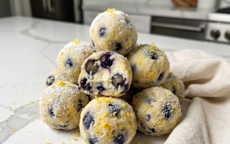 LEMON BLUEBERRY TRUFFLES