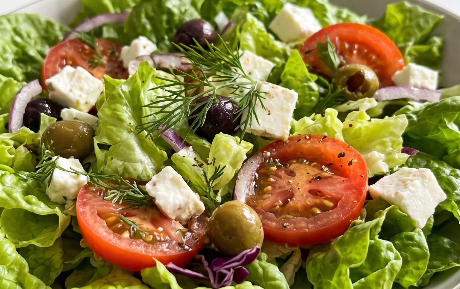 Maroulosalata (Greek Lettuce Salad)