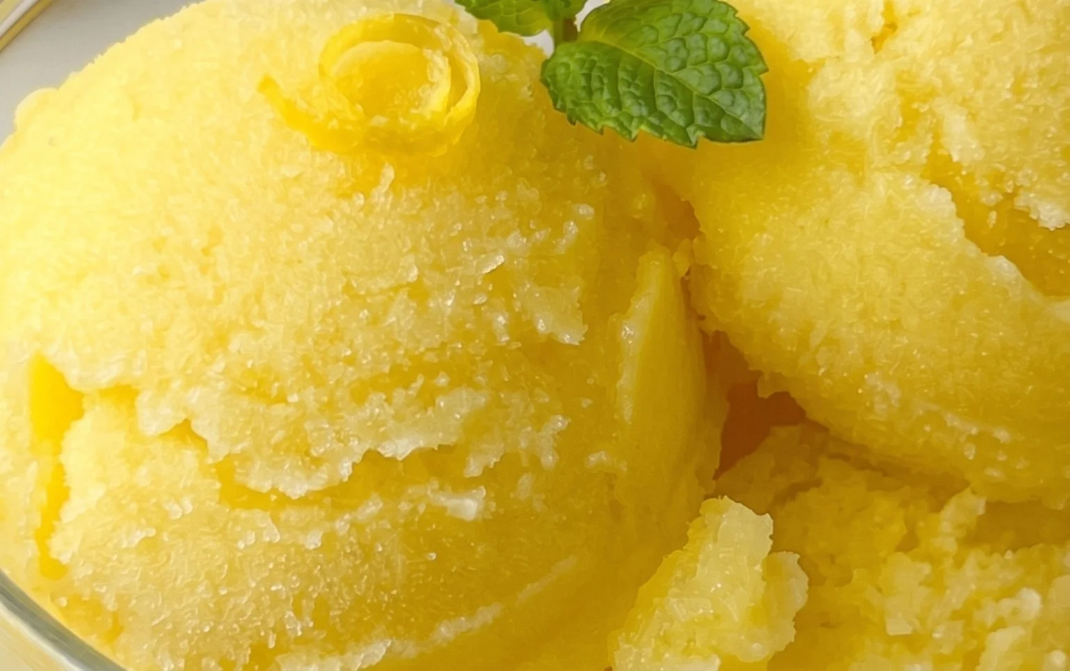 Lemon Sorbet