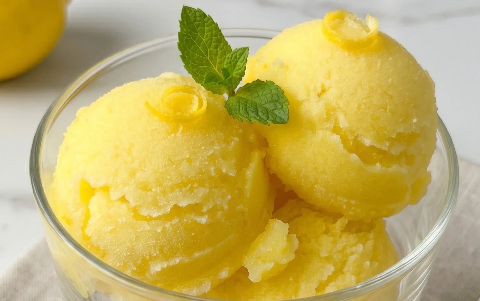Lemon Sorbet
