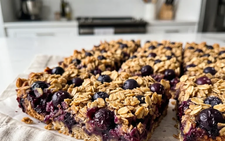 Blueberry Oatmeal Bars
