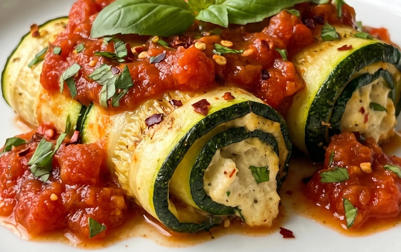Vegan Zucchini Rollatini